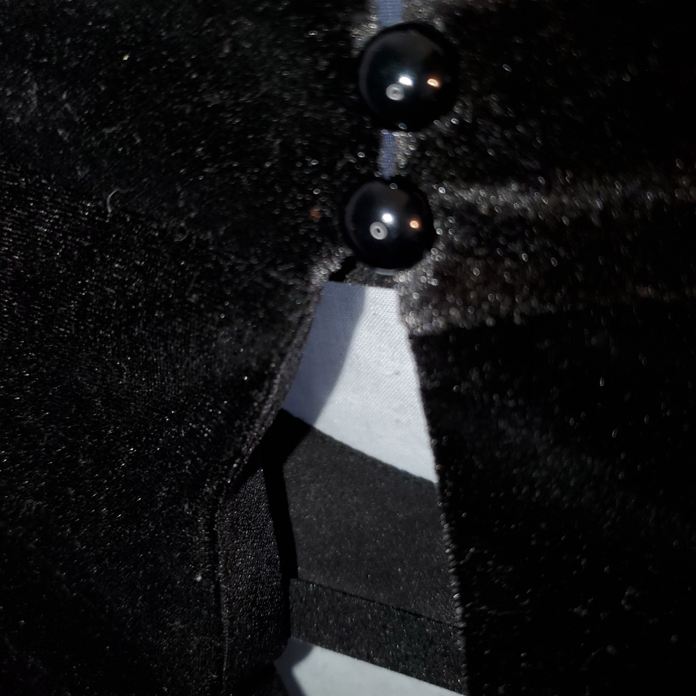 Boutique Black faux  Velvet  sz 2x - Picture 8 of 10